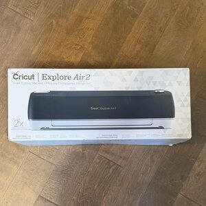 New in Box! Cricut Explore Air 2 in Black + Everything Starter Set